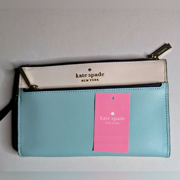Kate Spade New York Staci Medium Double Zip Wristlet NWT - Picture 6 of 7